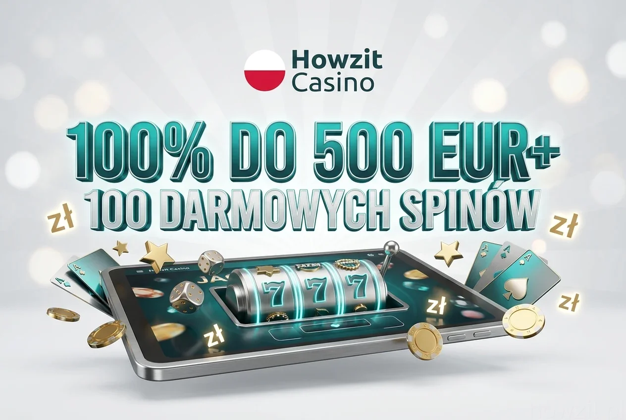 100% DO 500 EUR+ 100 DARMOWYCH SPINÓW